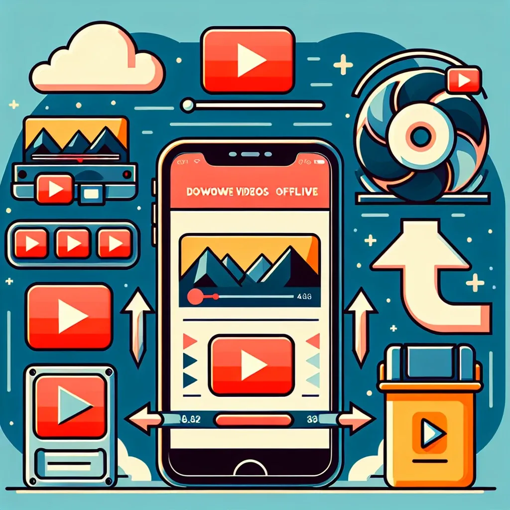 "Person using a YouTube downloader tool on a laptop to save videos offline, illustrating the process described in 'The Complete Guide to YouTube Downloaders'"